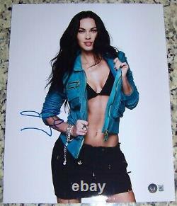 100% AUTHENTIC! Megan Fox Signed Autographed 11x14 Photo BAS Beckett Witnessed