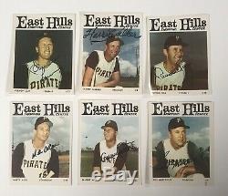 1966 East Hills Pirates Team Signed 24 Cards ROBERTO CLEMENTE BAS Autograph Auto