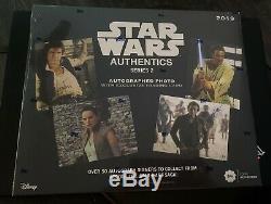 2019 Topps Star Wars Authentics Series 2 Autographed Photo Sealed HOBBY BOX Card