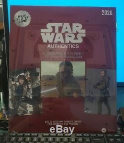 2020 Topps Star Wars Authentics Autographed 11x14 Photo Factory Sealed