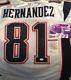 Aaron Hernandez Autographed Signed Jersey -jsa Authentic! With Signing Picture
