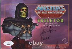 ALAN OPPENHEIMER Hand Signed SKELETOR CARD 5X7 Photo Authentic Autograph JSA COA