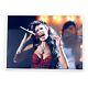 Amy Winehouse Hand Signed 8x11 Autographed Photo Color With Coa (ra) Authentic