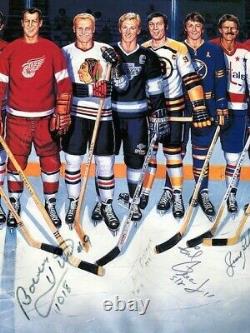 AUTHENTIC 500 Goal Scorers Poster Signed by 17 and Ron Lewis HOWE HULL