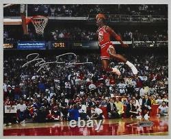 AUTHENTIC Michael Jordan Signed Slam Dunk 8x10 Photo Auto Upper Deck Autograph