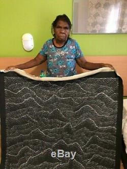 Aboriginal Art Authentic Painting. Lily Kelly Napangardi, Incl COA, photos