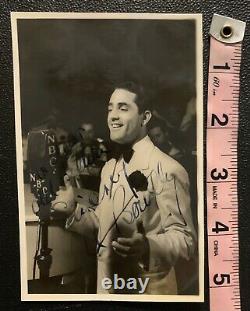 Al Bowlly Signed Photograph Postcard Authentic EXTREMELY RARE