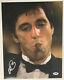 Al Pacino Authentic Signed 11x14 Scarface Photo Cigar Psa/dna Itp Autograph