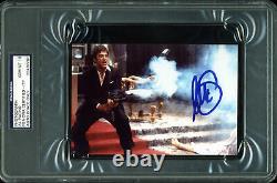 Al Pacino Scarface Authentic Signed 4x6 Photo Auto Graded Gem 10! PSA Slabbed