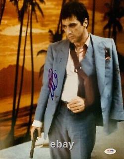 Al Pacino Scarface Signed 11x14 Photo Authentic Auto PSA DNA ITP
