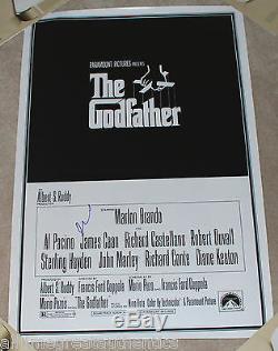 Al Pacino Signed Authentic Full Size 27x40 The Godfather Movie Poster Coa Proof