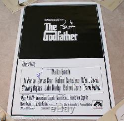 Al Pacino Signed Authentic Full Size 27x40 The Godfather Movie Poster Coa Proof