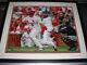 Albert Pujols Signed Upper Deck Authenticated Uda 16x20 Framed Photo Stunning
