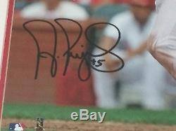 Albert Pujols Signed Upper Deck Authenticated UDA 16x20 Framed Photo STUNNING
