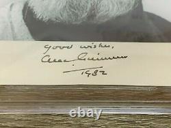 Alec Guinness STAR WARS Authentic Signed B&W 5x7 Obi-Wan Kenobi Photo BAS Slab