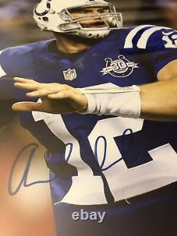 Andrew Luck Indianapolis Colts Signed Framed 16x20 Global Authentics 783609
