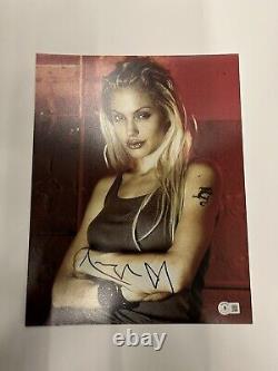 Angelina Jolie Hot Sexy Signed 11x14 Photo Authentic Autograph Beckett Cert Holo