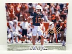 Arch Manning Signed Autographed Photo Authentic 8x10 COA