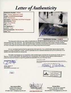 Arnold Schwarzenegger Authentic Signed Autographed 8 x10 Photo JSA LOA