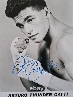 Arturo Gatti Signed Photo Authentic Autograph