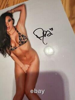Asa Akira Hand Signed 8x10 Photo Authentic AVN Star Model Autograph COA