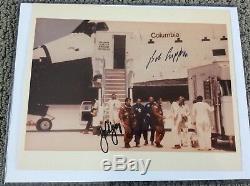 Astronaut John Young & Bob Crippen Signed Post STS-1 Photo-PSA DNA authenticated