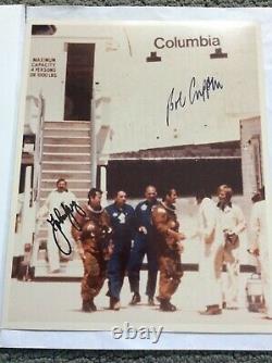 Astronaut John Young & Bob Crippen Signed Post STS-1 Photo-PSA DNA authenticated