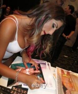 August Ames & Darce Dolce Signed 8x10 Photo Sexy Authentic Auto AVN Rare Model