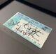 Authentic 1993 Nirvana Ticket Signed Autographed Kurt Cobain Foo Fighters