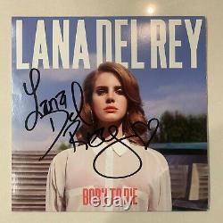 Authentic Autographed Lana Del Rey Born to Die Vinyl JSA Authenticated