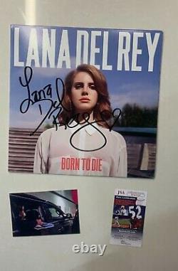 Authentic Autographed Lana Del Rey Born to Die Vinyl JSA Authenticated