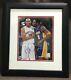 Authentic Autographed Nba Framed Picture Vince Carter Kobe Bryant Limited Ed