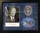 Authentic Signed Photo & Nasa Patches John Glenn Discovery Sts-95 W Coa Framed