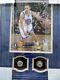 Authentic Stephen Curry Signed 20x14 Framed Photo With Championship Rings