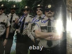 Authentic Super Troopers Full Cast (5) Hand Signed 8X10 Photo COA