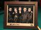 Autographed Authentic Nsync B&w Picture In Wooden Frame