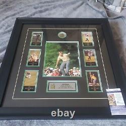 Autographed Jack Nicklaus 6 Time Masters Champ Picture With Cert of Authenticity