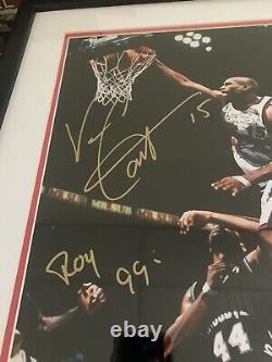 Autographed Vince Carter Raptors 16x20 Photo 99 ROY Signed Guaranteed Authentic