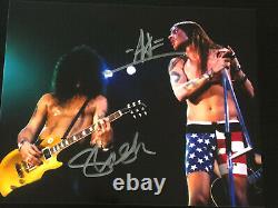 Axl Rose & Slash original signed autographed photo, authentic COA, Guns N Roses
