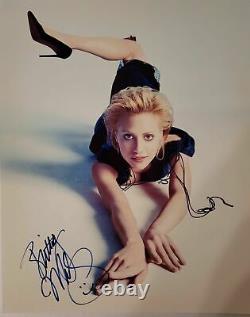 BRITTANY MURPHY BLUE DRESS / Authentic Hand Signed Autograph 8x10 Photo COA
