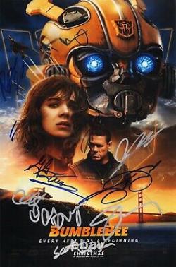 BUMBLEBEE Cast x10 Authentic Hand-Signed Dylan O'Brien 11x17 Photo