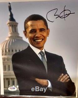 Barack Obama Signed 8x10 Photo 2007 PSA/DNA Authentic Signature RARE Item Senate