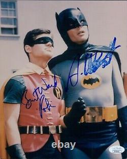 Batman Adam West and Burt Ward Signed 8x10 Glossy Photo JSA Authenticated (DMG)