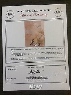 Bernadette Peters Blazing Saddles Signed Photo 8x10 100% Authentic COA