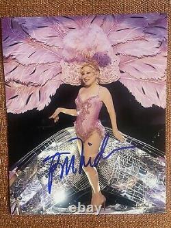 Bette Midler As Showgirl 8 x10 Signed Photo Authentic Letter Of Authenticity Ex