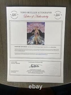 Bette Midler gorgeous Signed Photo Authentic Letter Of Authenticity COA EX