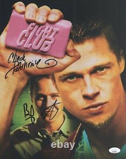 Brad Pitt Edward Norton +1 Authentic Hand Signed 11x14 Fight Club JSA COA