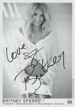 Britney Spears Signed Photo Autographed VINTAGE RCA Records AUTHENTIC Autograph