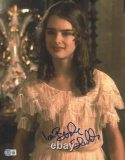 Brooke Shields Signed 11x14 Photo Pretty Baby Authentic Autograph Beckett