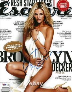 Brooklyn Decker Signed Authentic Autographed 11x14 Photo PSA/DNA #AB55712